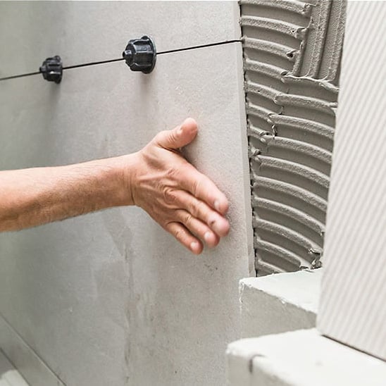 vertical installation of large panels